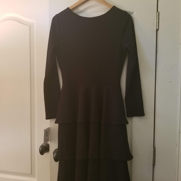 NWT Lularoe Georgia Dress Black Medium - Picture 4 of 5